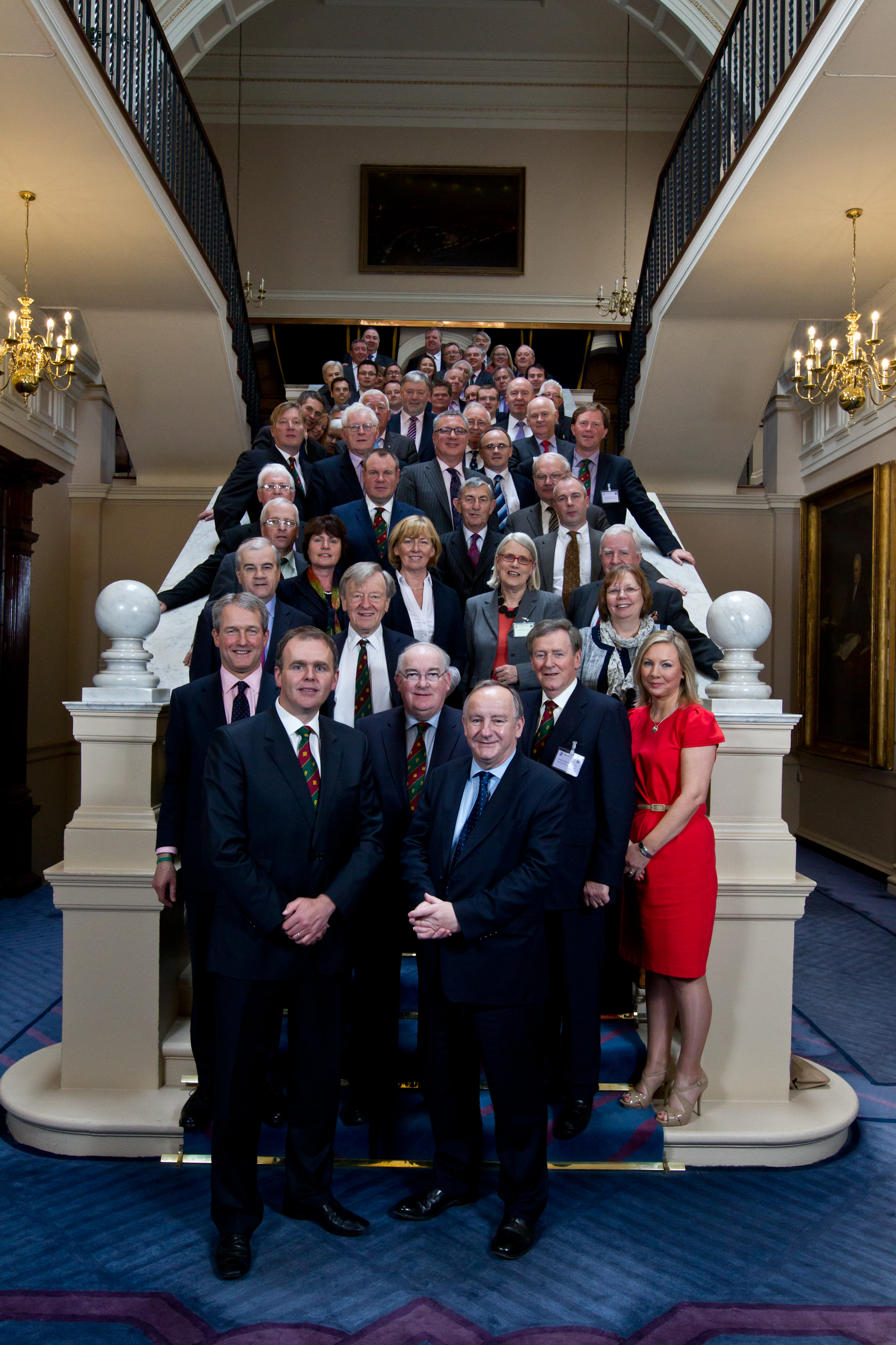Delegates to the 44th plenary of the British Irish Parliamentary Assembly, Seanad Chamber, Leinster House, Dublin, 15-16 May 2012