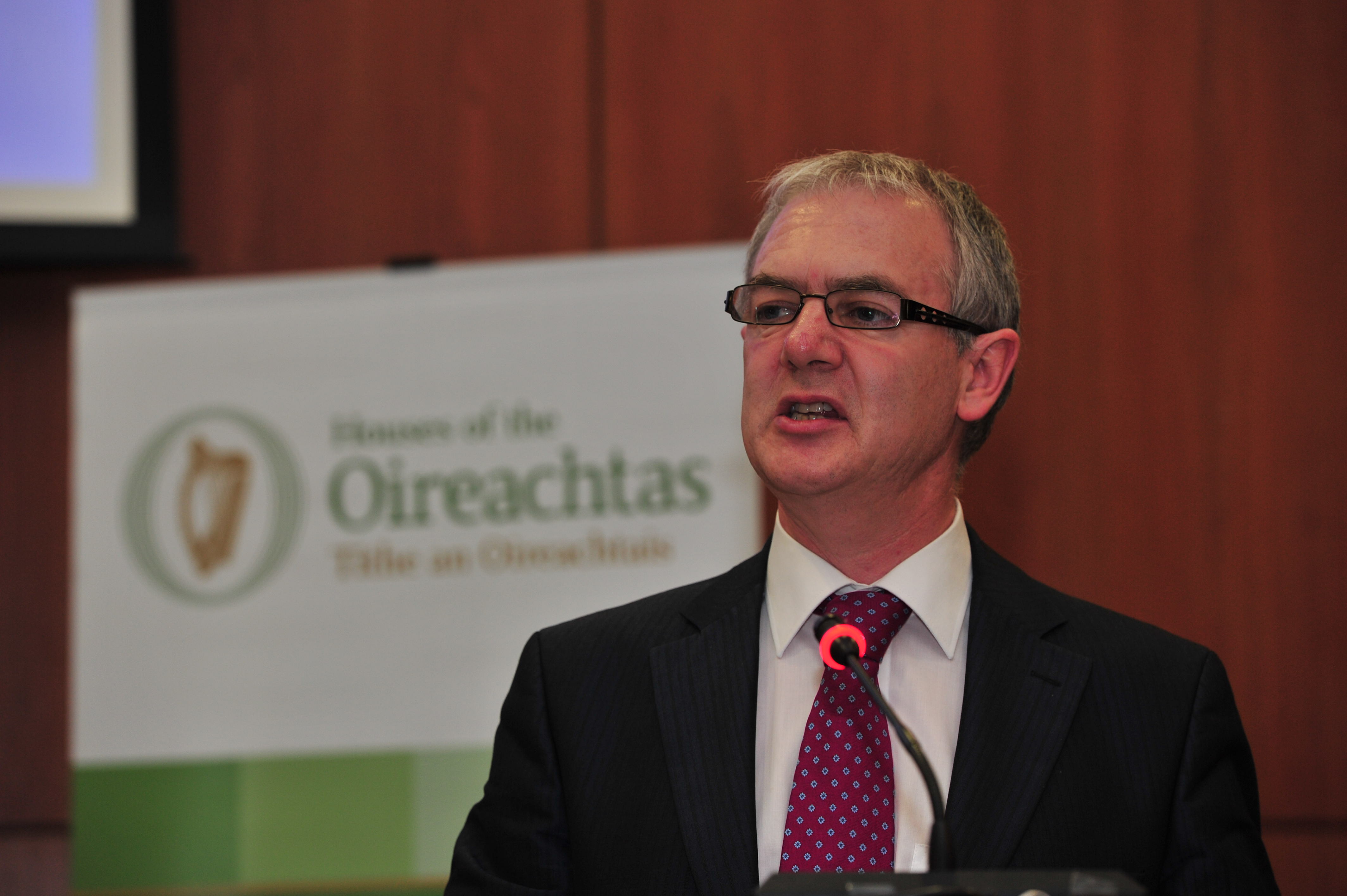 Acting CEO of the British Irish Chamber of Commerce, Peter Byrne, addresses the 42nd plenary in Cork