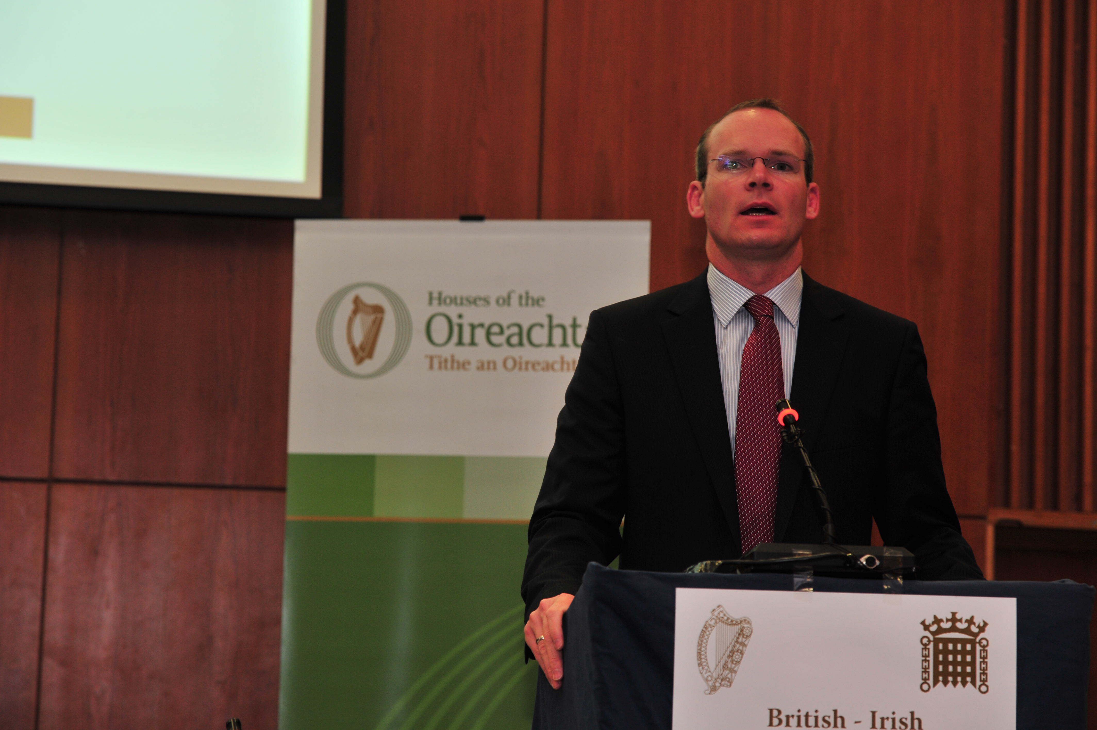 Minister the Agriculture, Simon Coveney TD, addresses the 42nd plenary in Cork